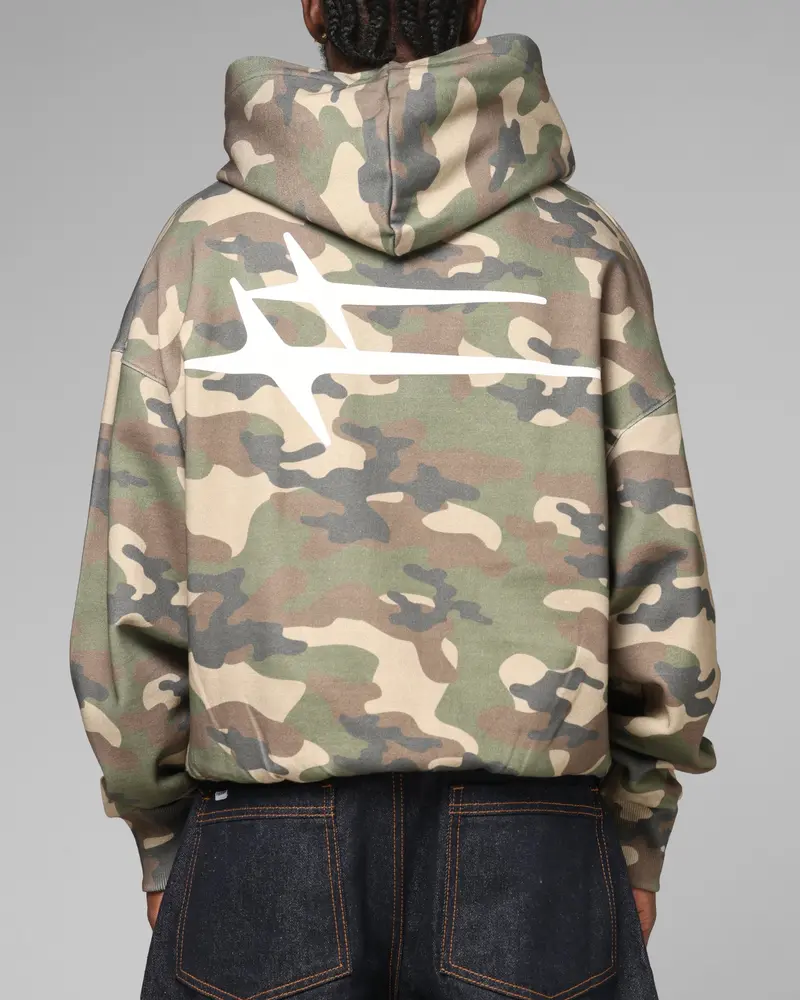 Loiter Hybrid Premium Hoodie Camo 1