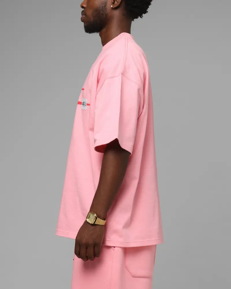 Loiter Hybrid Premium T-Shirt Pink 5