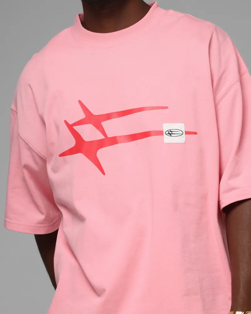 Loiter Hybrid Premium T-Shirt Pink 6