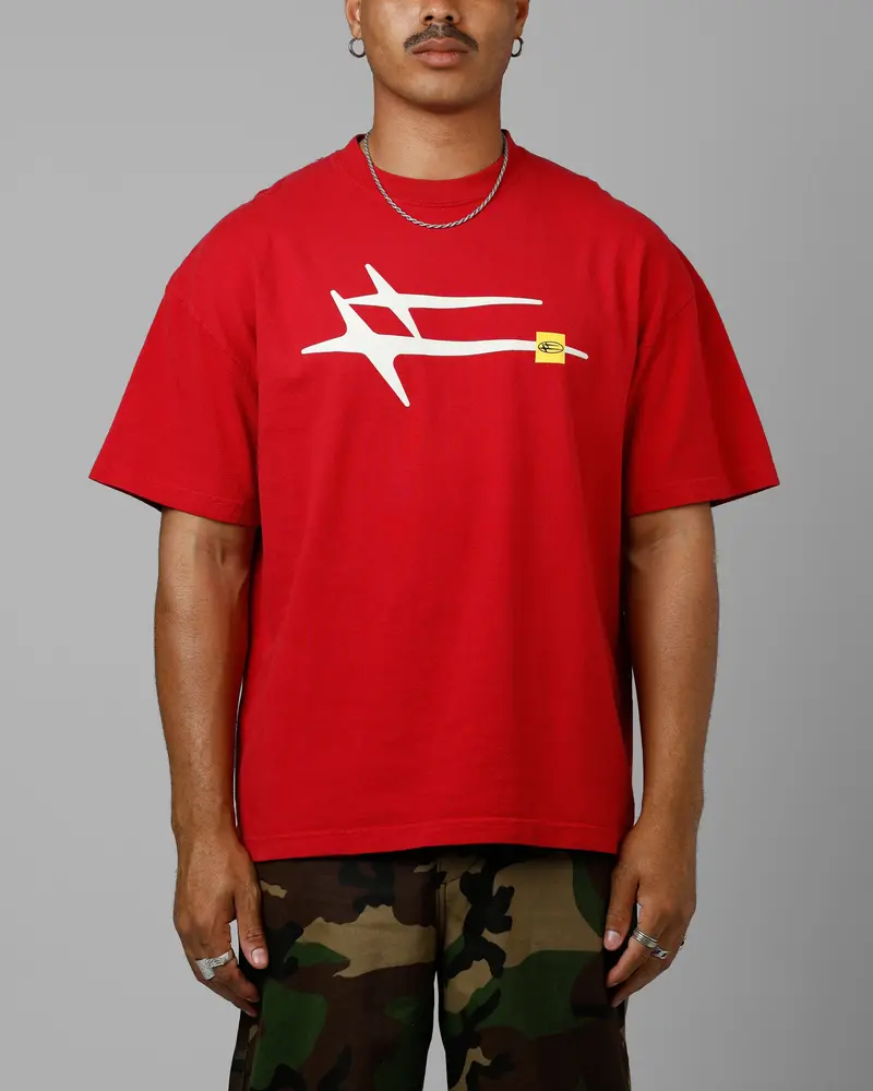 Loiter Hybrid T-Shirt Red 1