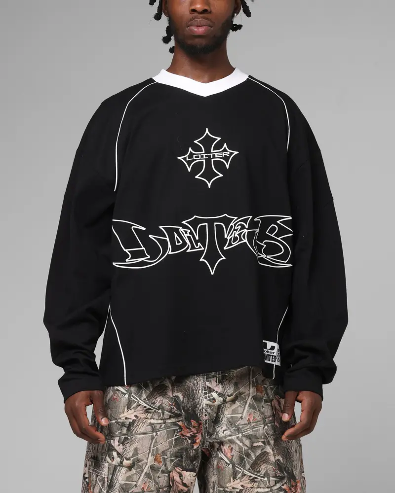 Loiter Imperial Cup Long Sleeve T-Shirt Black 1