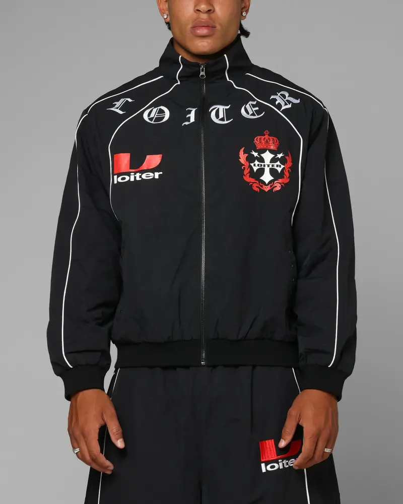Loiter Imperial Track Jacket Black 1