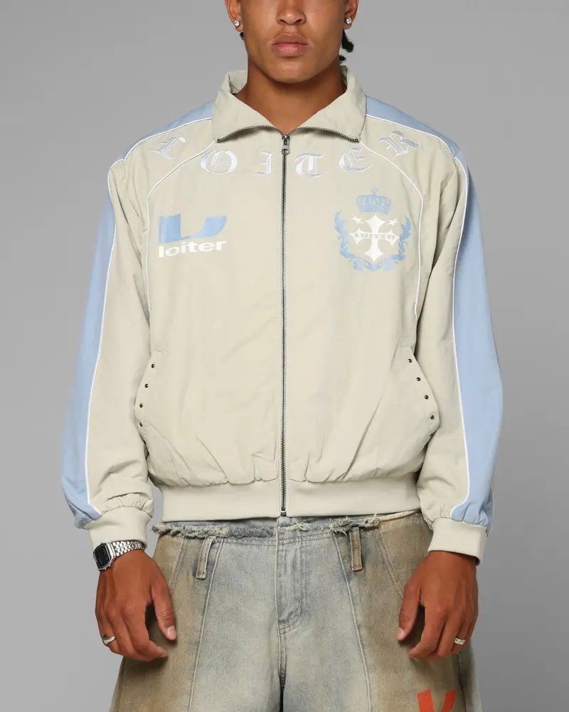Loiter Imperial Track Jacket Grey 1