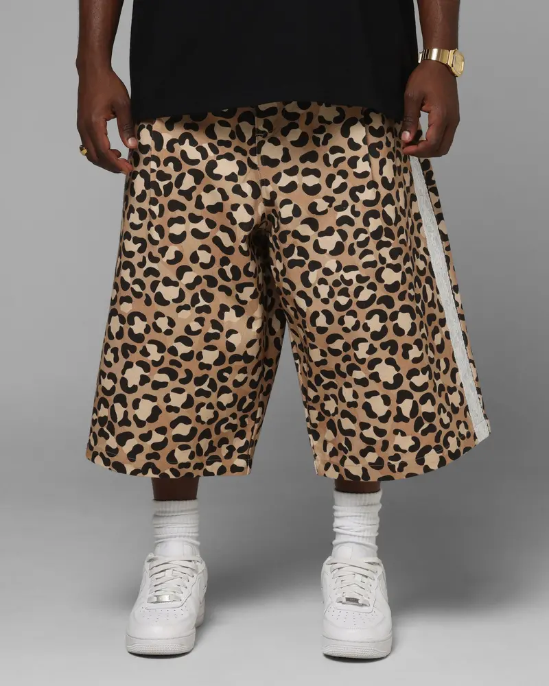 Loiter Lace Jorts Leopard 1