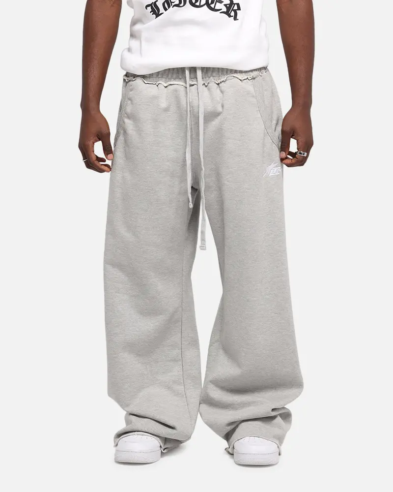 Loiter Layered Track Pants Grey 1