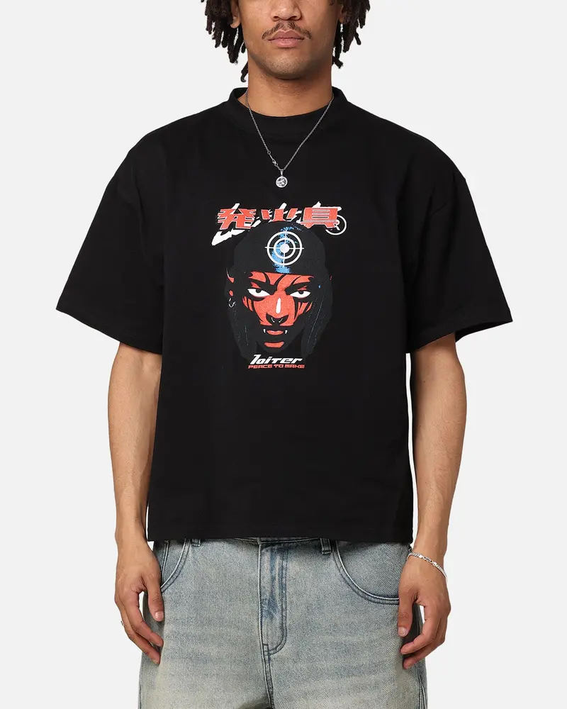 Loiter Love Sick T-Shirt Black 1