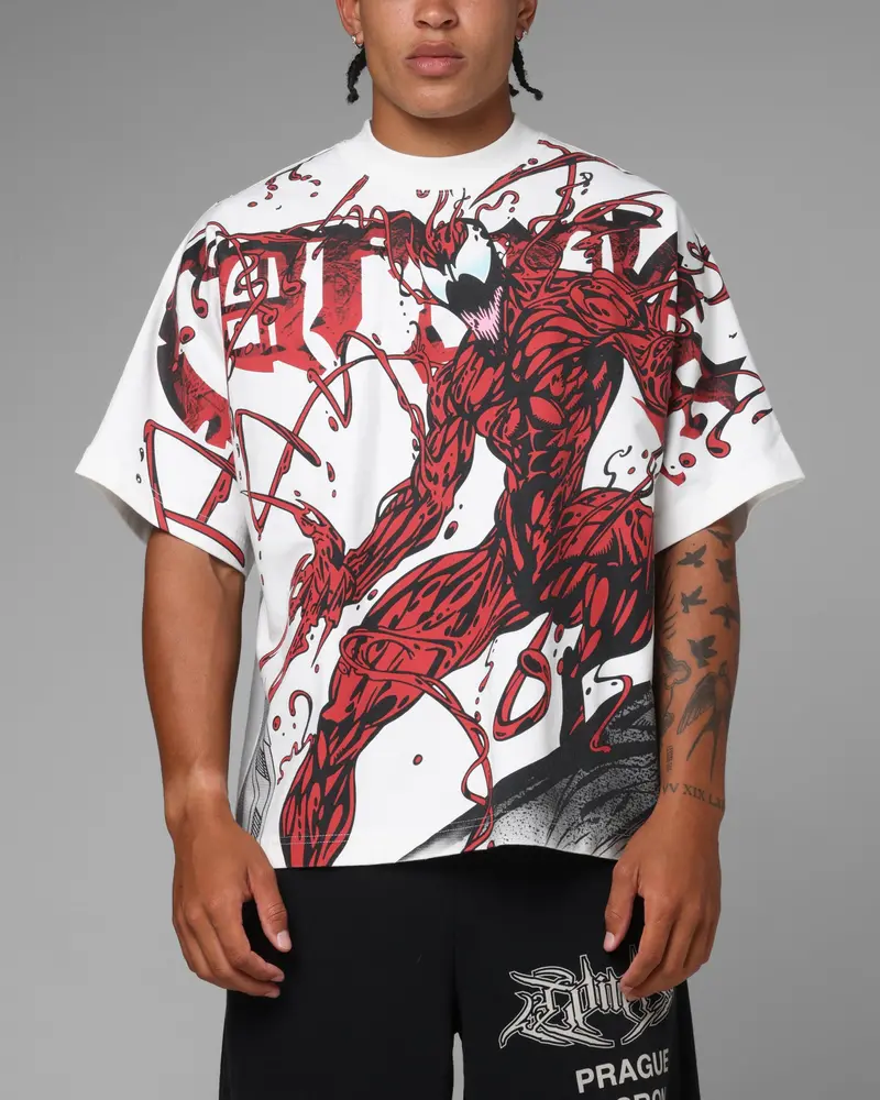 Loiter Marvel Spider-Man Carnage Boxy T-Shirt Off White 1