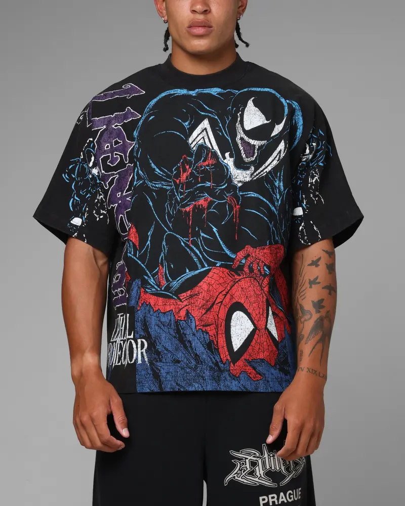 Loiter Marvel Venom Boxy T-Shirt Black 1