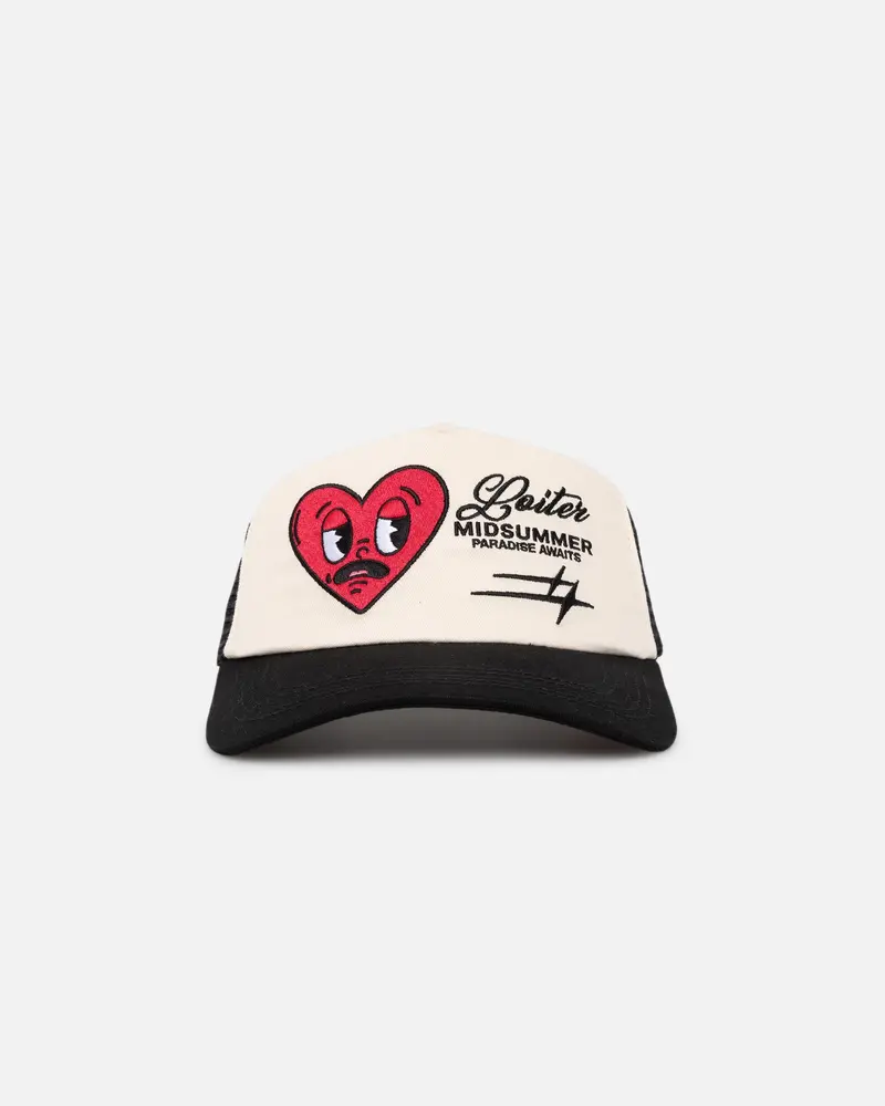 Loiter Midsummer Trucker Snapback Black/Off White 1