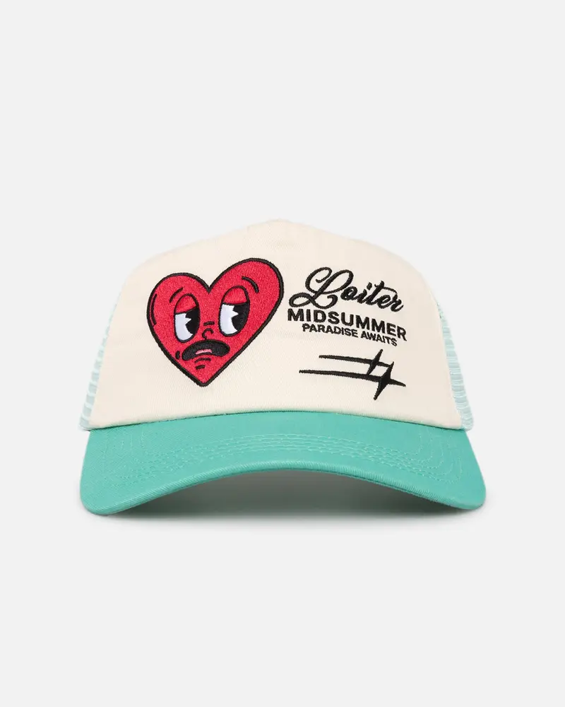 Loiter Midsummer Trucker Snapback Sage Green 1