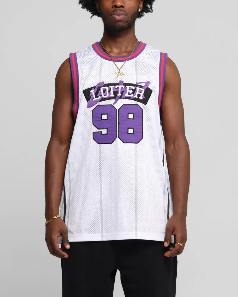 Loiter Midway Jersey White/Purple 1