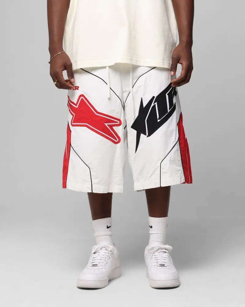 Loiter Motocross Shorts White 1