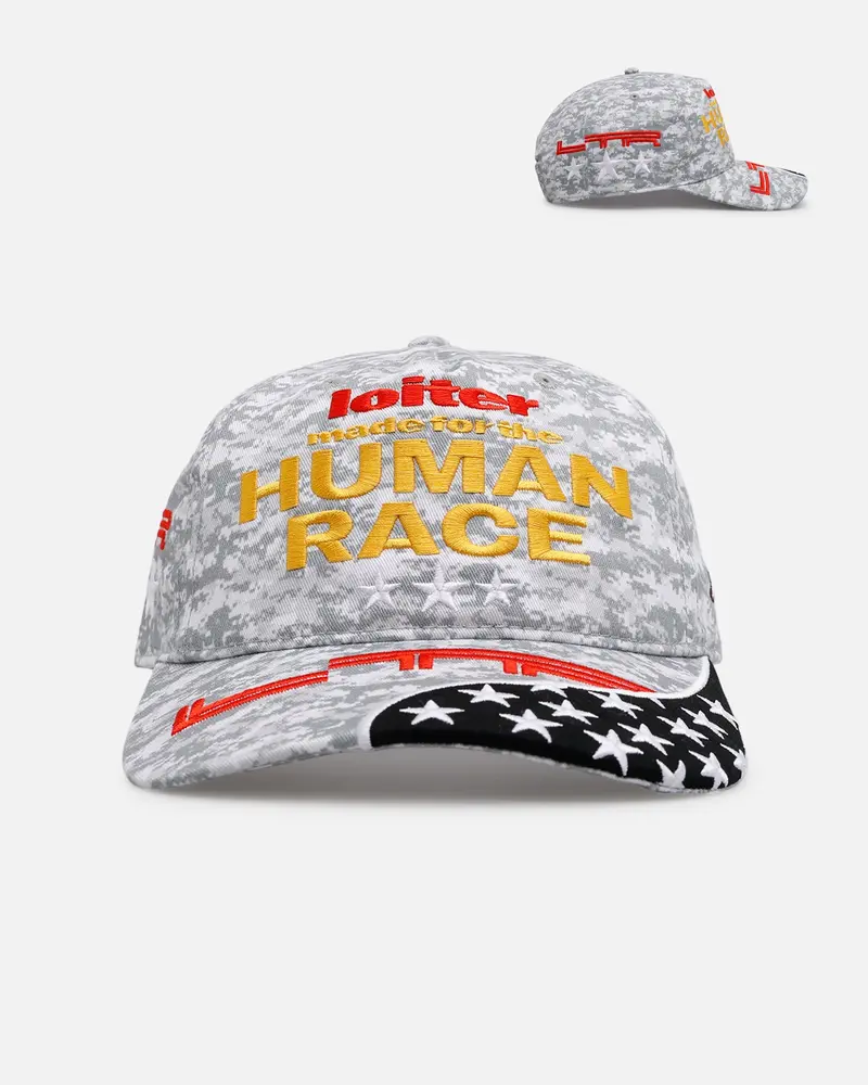 Loiter Neo Military Snapback Hat Snow Camo 1