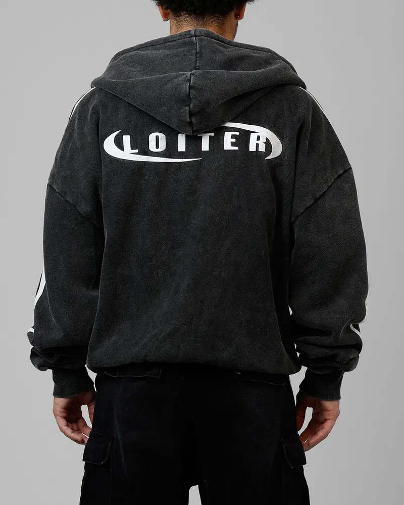 Loiter Night Vision Hoodie Washed Black 1