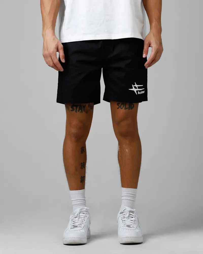 Loiter Nylon Shorts Black 1