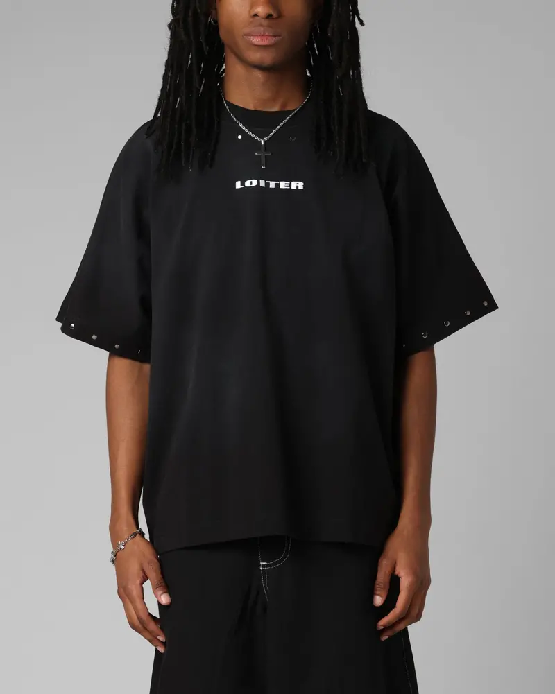 Loiter Opaque Boxy T-Shirt Black 1