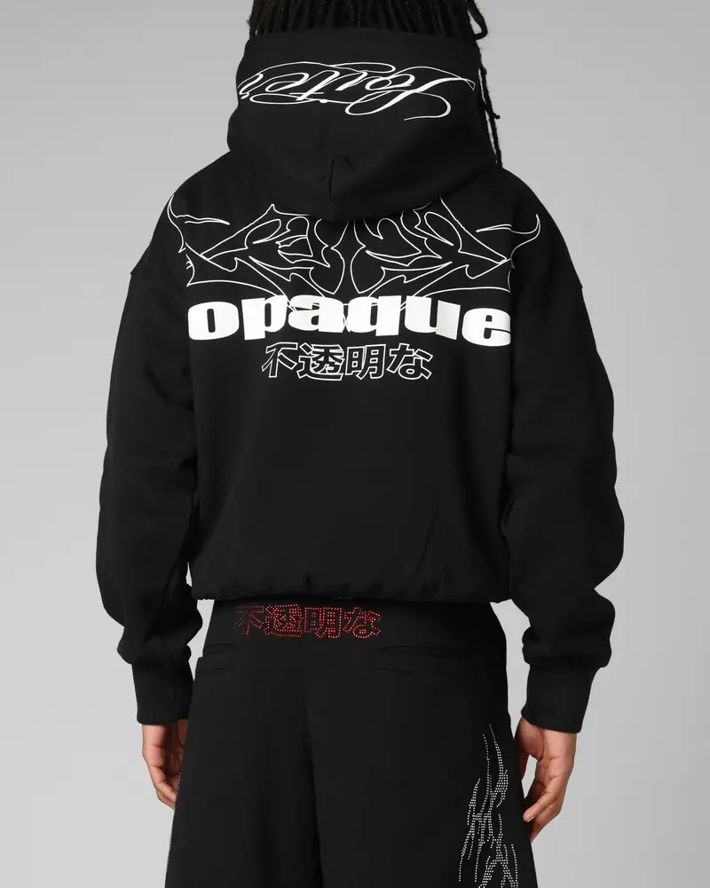 Loiter Opaque Premium Hoodie Black 1