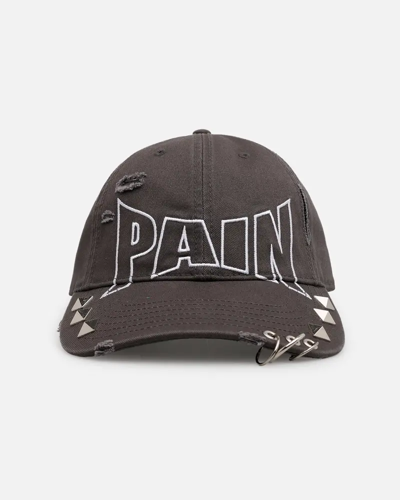 Loiter Pain Strapback Hat Black 1