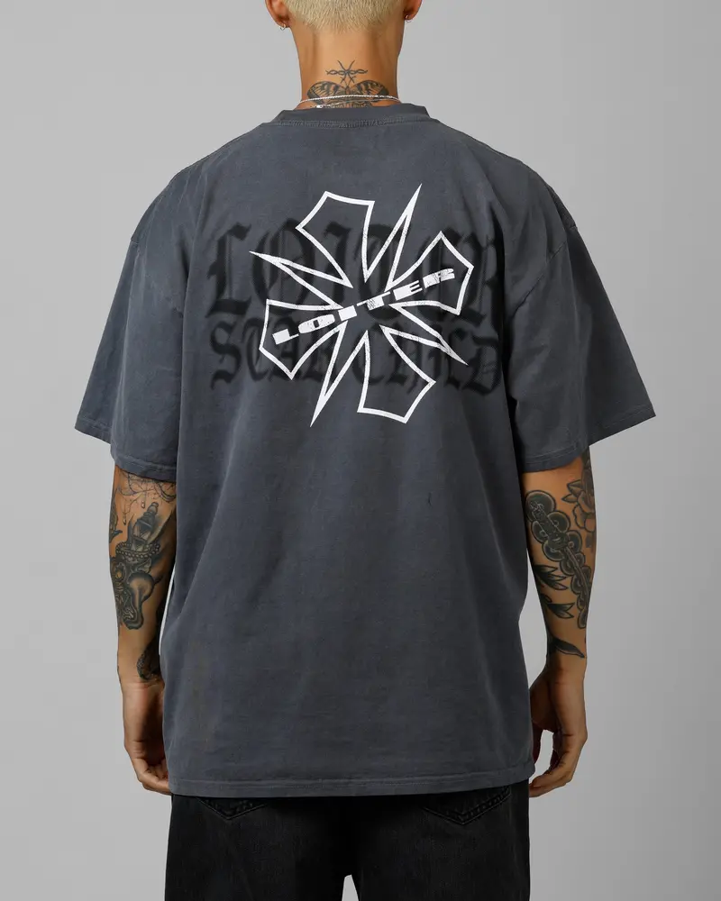 Loiter Phantom Sigil T-Shirt Washed Charcoal 1