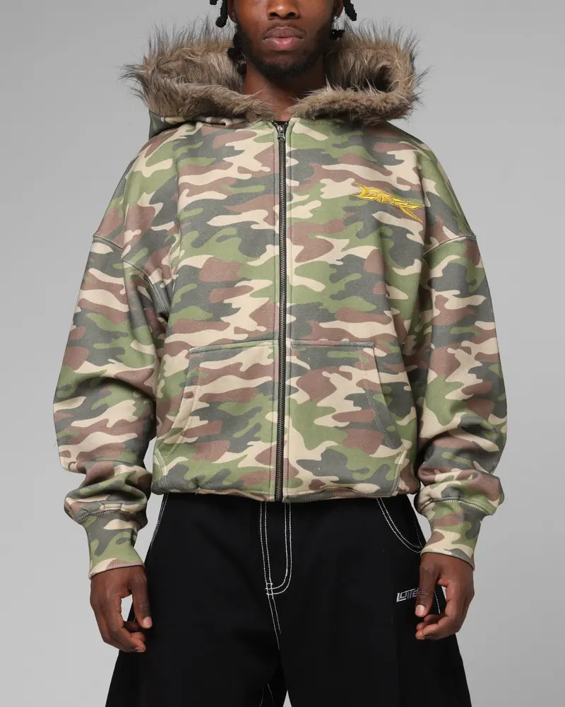 Loiter Purity Zip Hoodie Camo 1