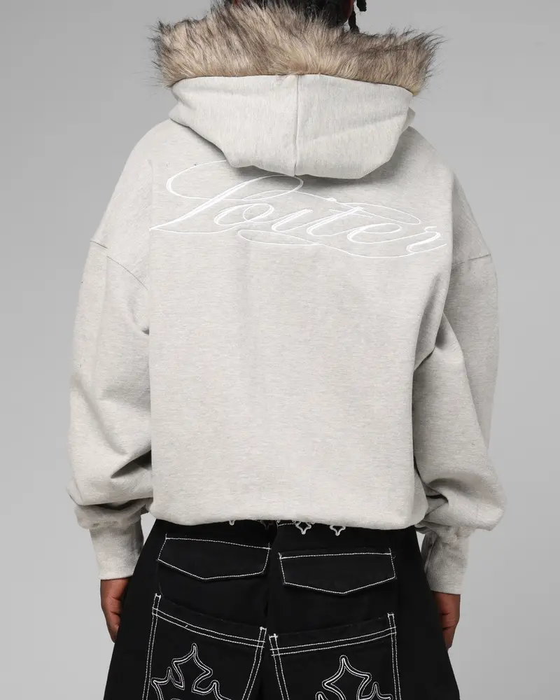 Loiter Purity Zip Hoodie Grey 1