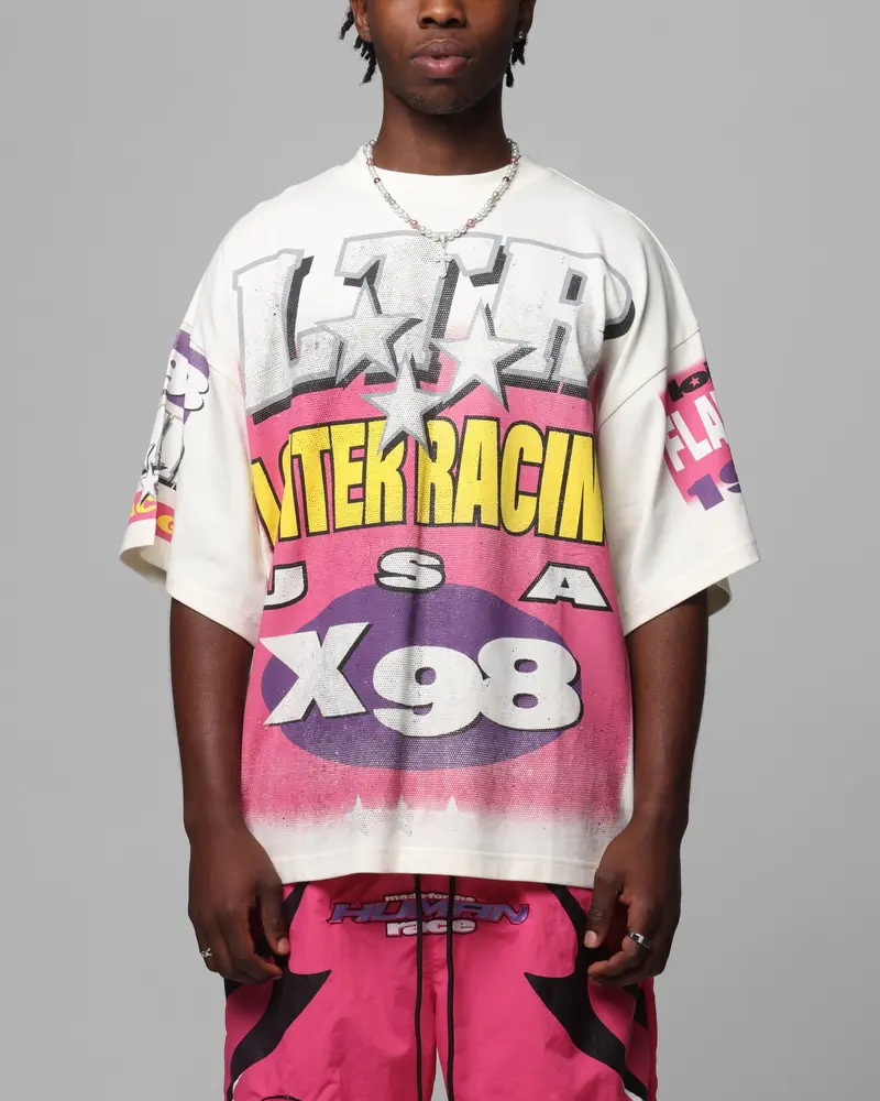 Loiter Racer Box T-Shirt Off White 1