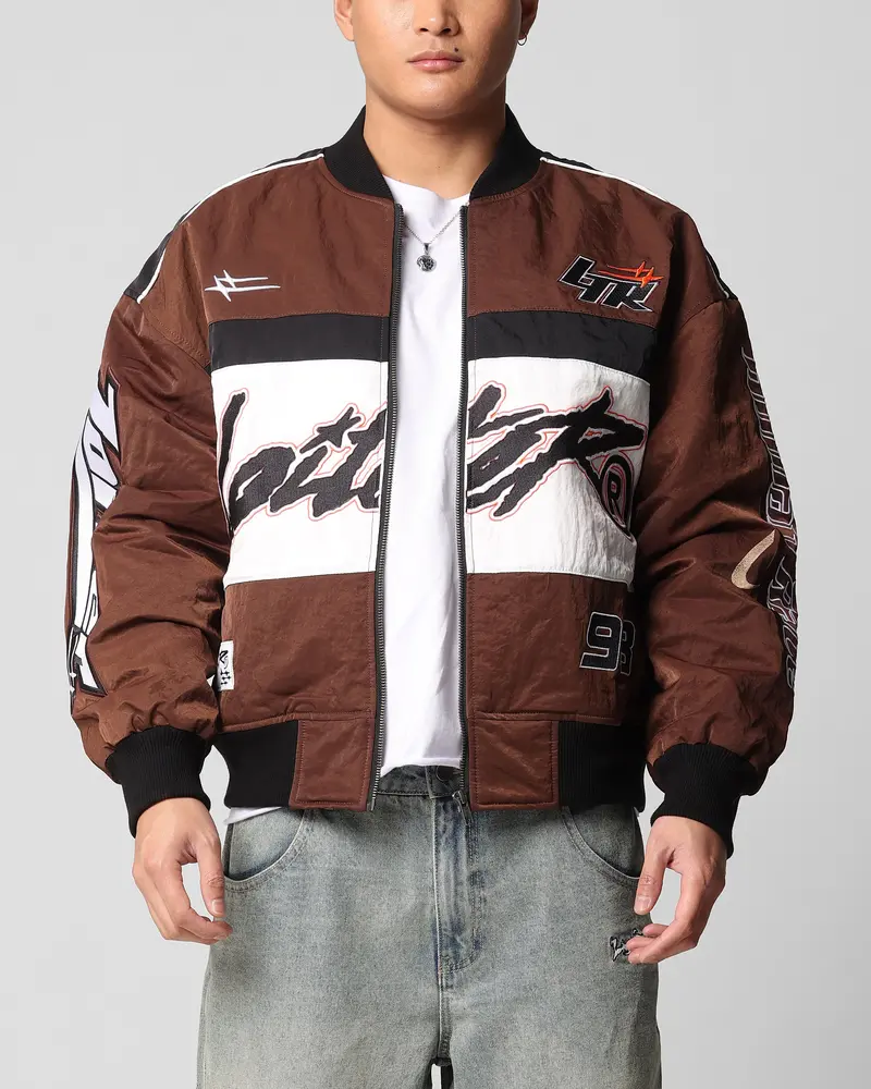 Loiter Racer Motor Jacket Brown 1