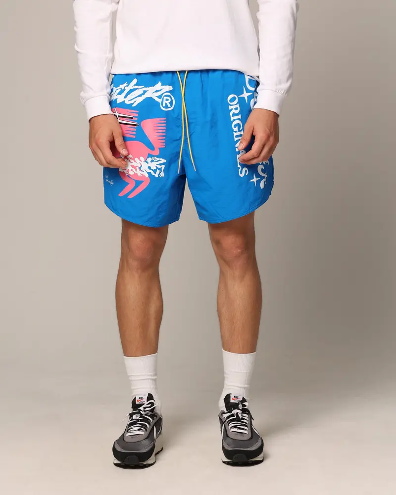 Loiter Rodeo Walk Shorts Blue 1