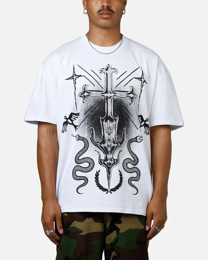 Loiter Serpent Star T-Shirt White 1