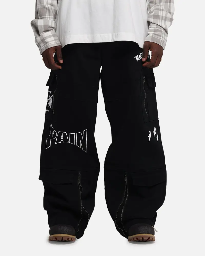 Loiter Sketch Utility Pants Washed Black 1