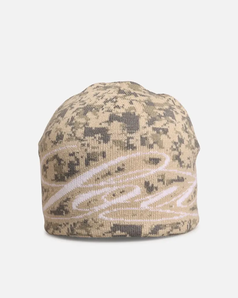 Loiter Skull Knit Beanie Digi Camo 1