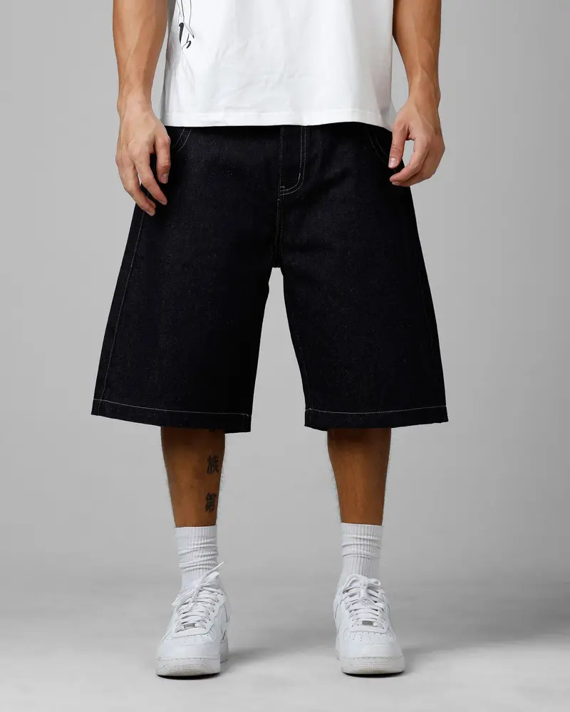 Loiter Star Born Denim Jorts Indigo 1