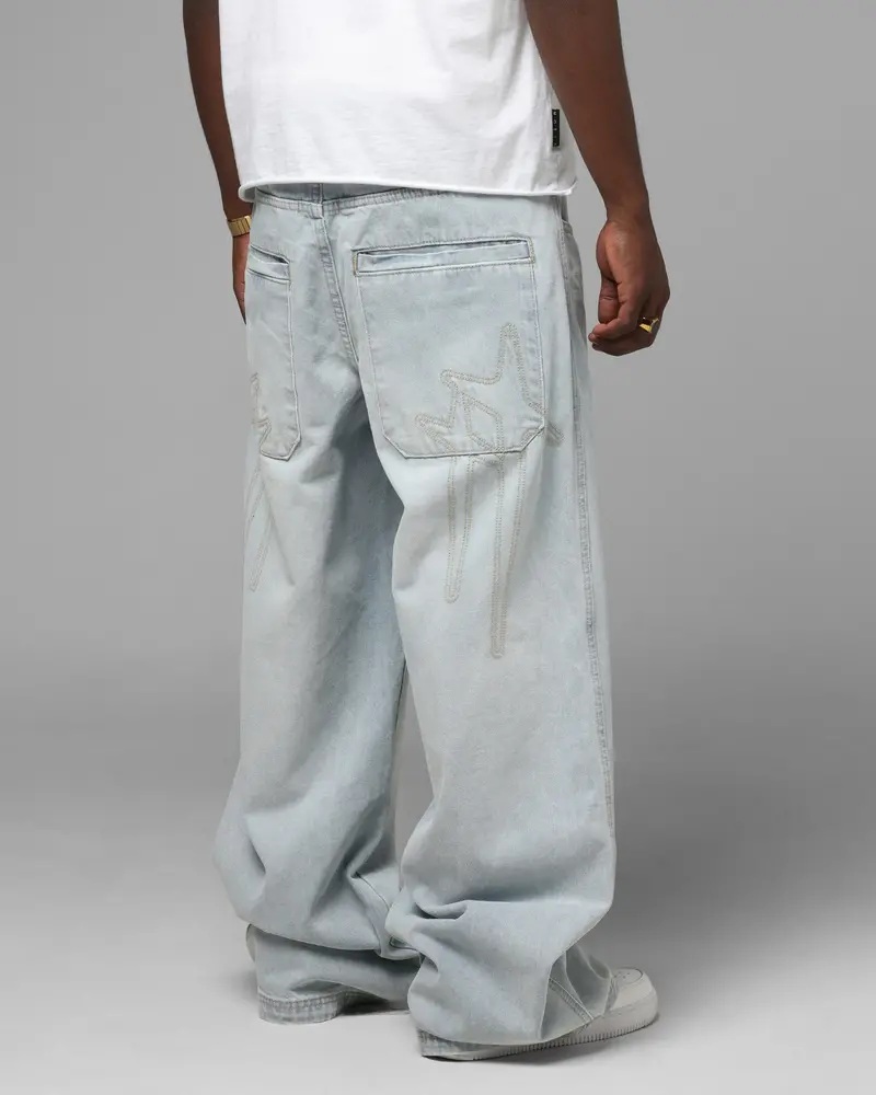 Loiter Star Born Jeans Bleached Blue 1