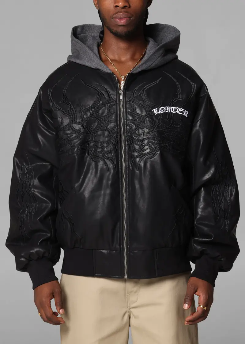 Loiter Star Wars Sith Bomber Jacket Washed Black 1