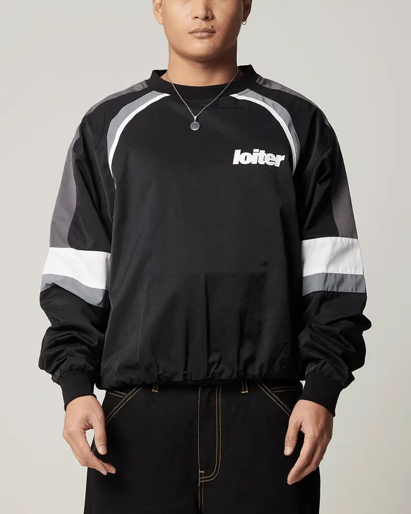 Loiter Studio Athletic Crewneck Black 1