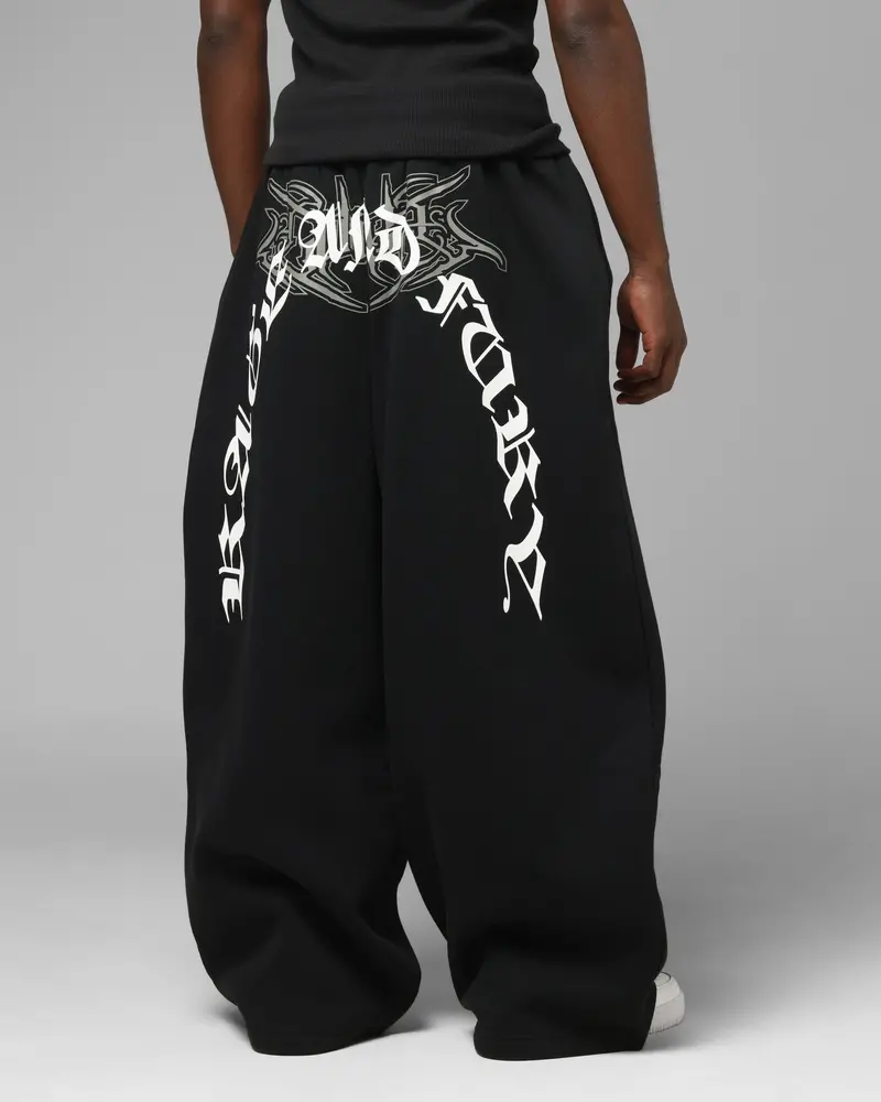 Loiter Team Wipe Sweat Pants Black 1