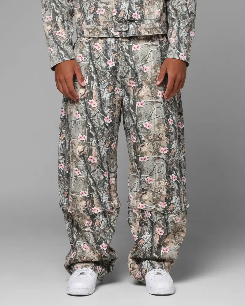 Loiter Thrasher Pants Pink Tree Camo 1