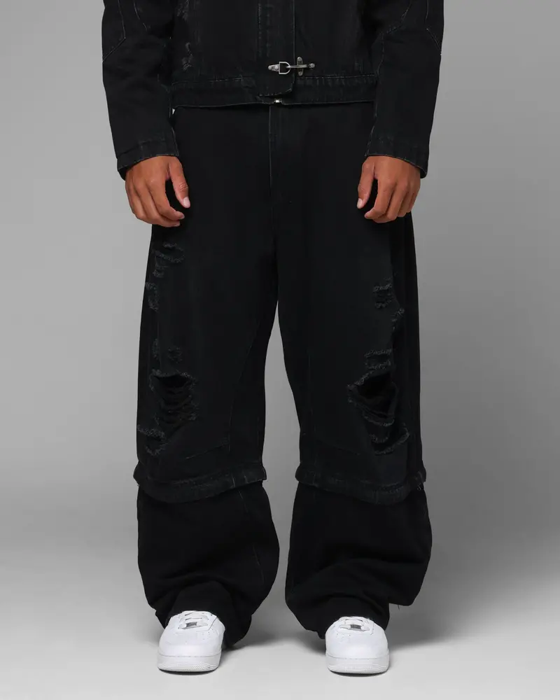 Loiter Thrasher Pants Washed Black 1