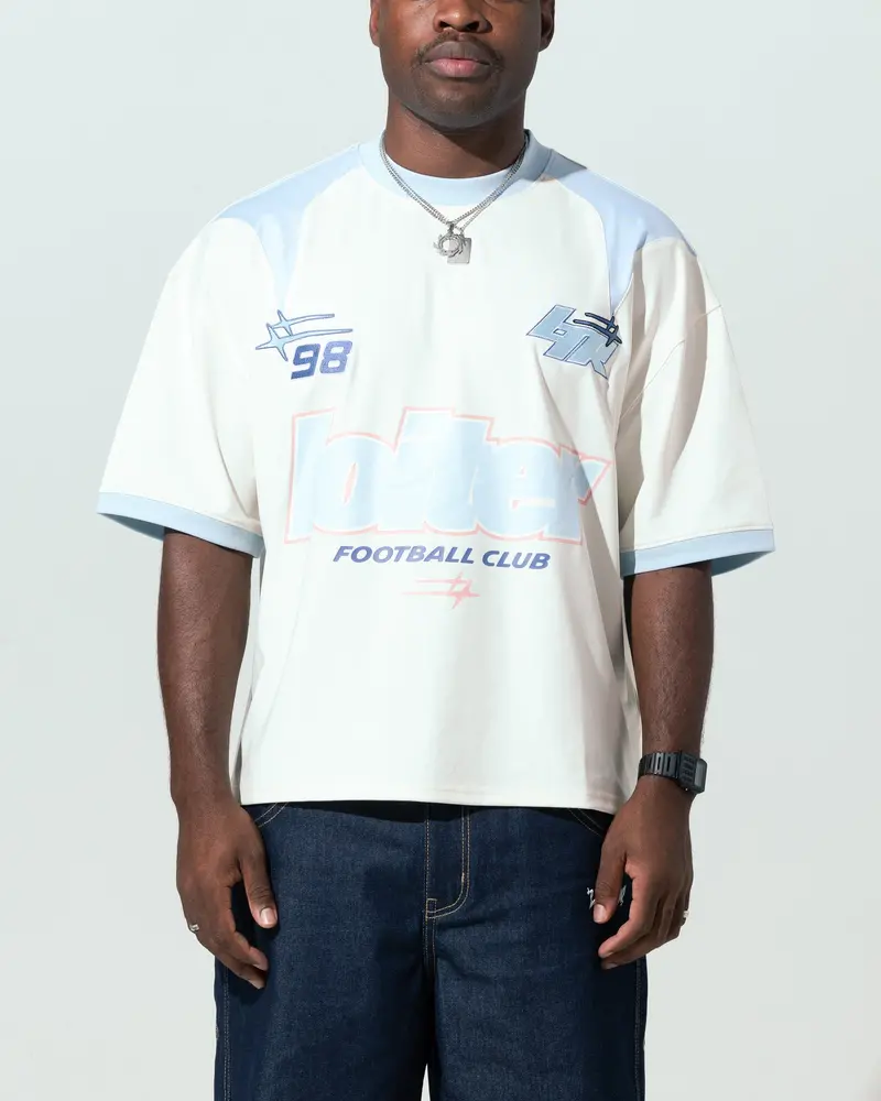 Loiter Tournament Jersey Off White/Blue 1
