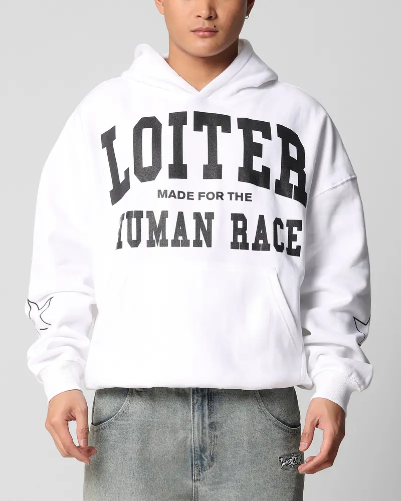 Loiter Training Day Hoodie White 1