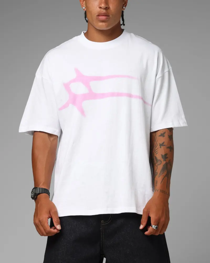 Loiter Twin Star T-Shirt White 1