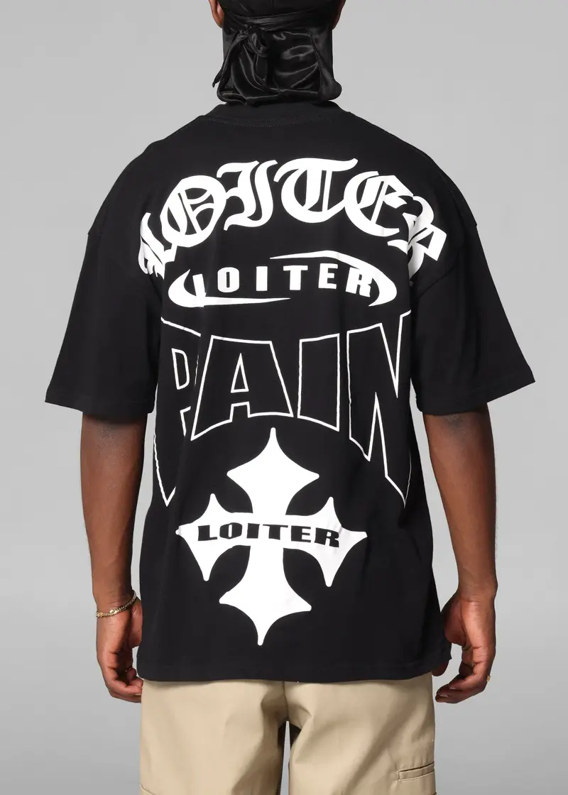 Loiter Ultimate Pain T-Shirt Black 1