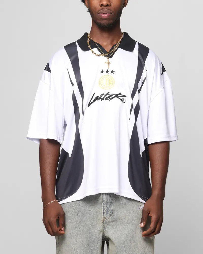 Loiter United Football Jersey White/Black 1