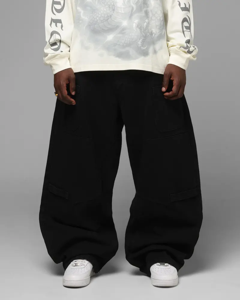 Loiter Utility Work Pants Black 1
