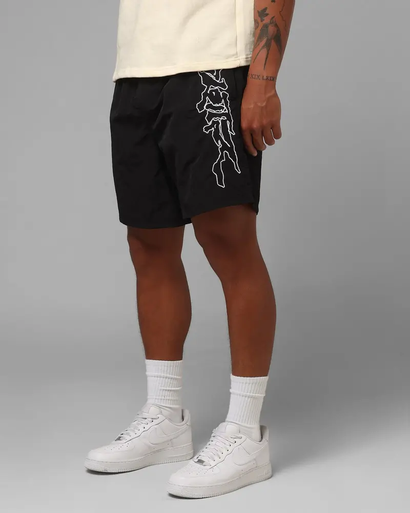 Loiter Walk Shorts Black 1