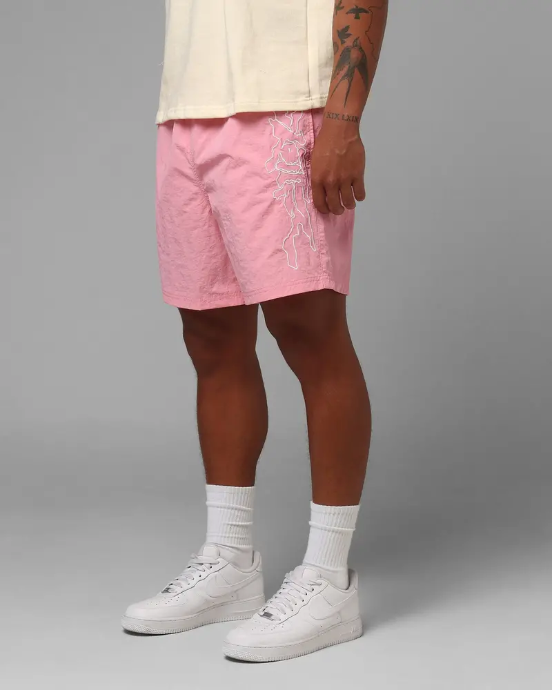 Loiter Walk Shorts Pink 1