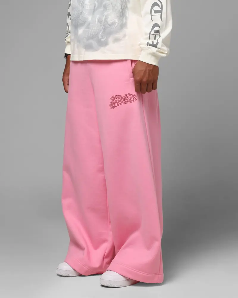 Loiter Weezy Ultra Wide Sweatpants Pink 1