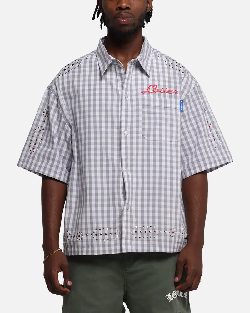 Loiter Western Button Up Shirt Check 1
