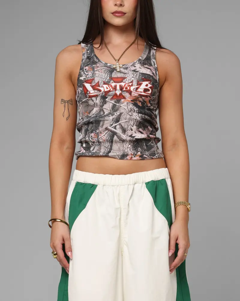 Loiter Women's Holy Fire Tank Real Tree Camo 1