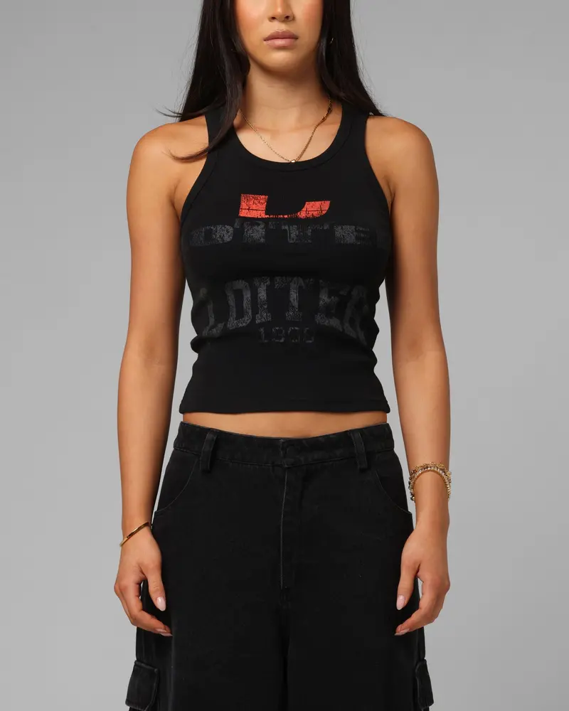 Loiter Women's Oil Rig Tank Black 1